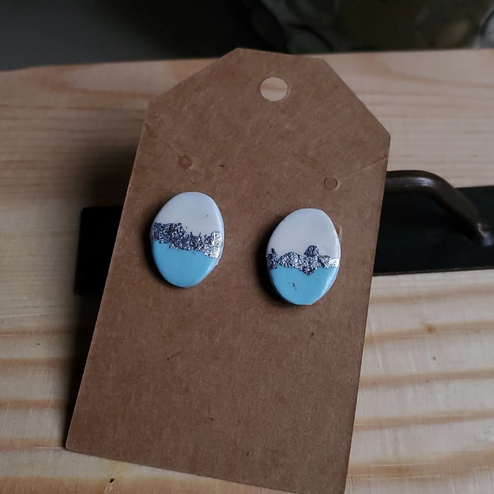 Polymer clay earrings